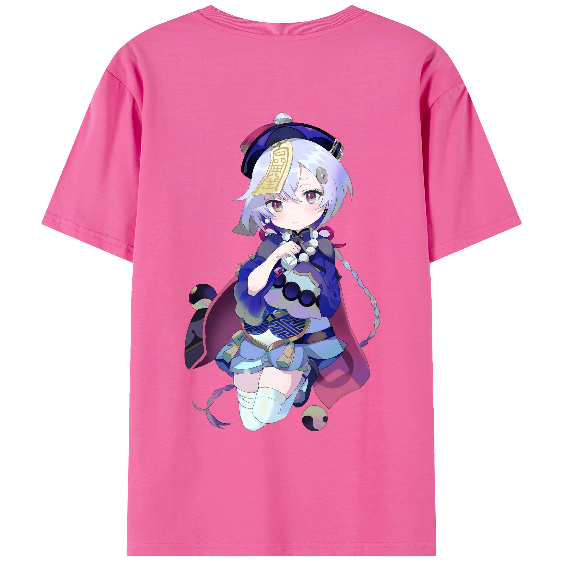 げんし神 七七 なな  genshin Nana レディース半袖Tシャツ(バックプリント)
